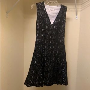 Derek Lam 10 Crosby Black eyelet dress